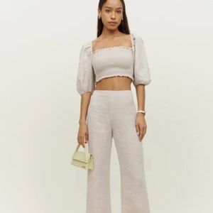 Reformation Linen Set - 2 piece
